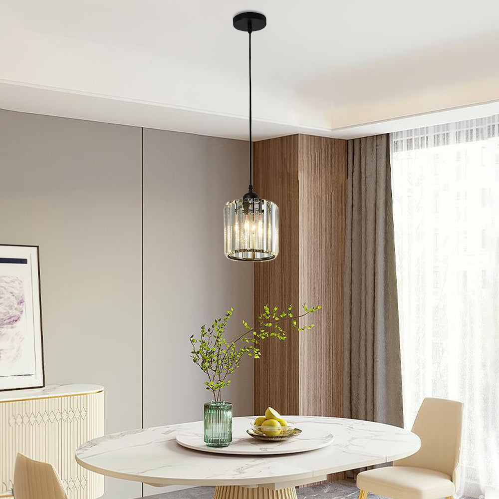 Arisha Modern Cluster Cylinder Glass Pendant Light