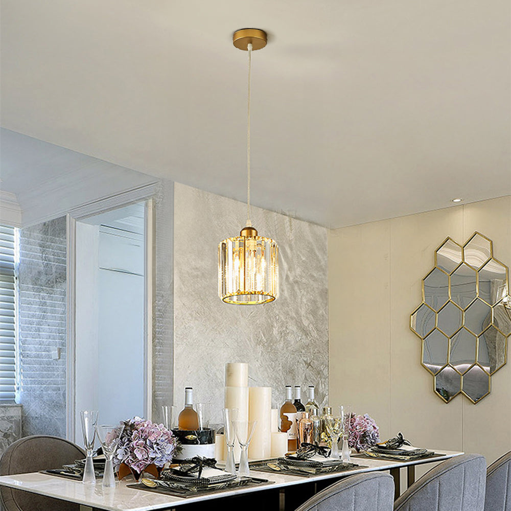 Arisha Modern Cluster Cylinder Glass Pendant Light