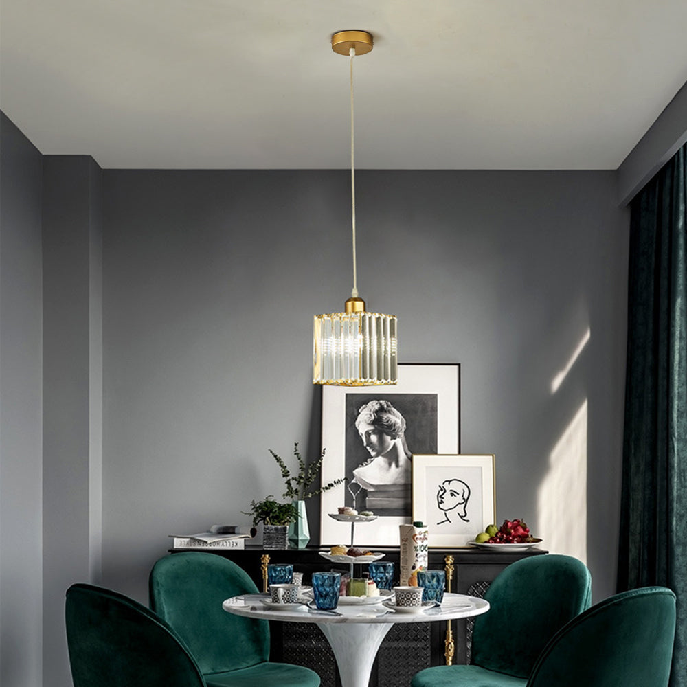 Arisha Modern Cluster Cylinder Glass Pendant Light