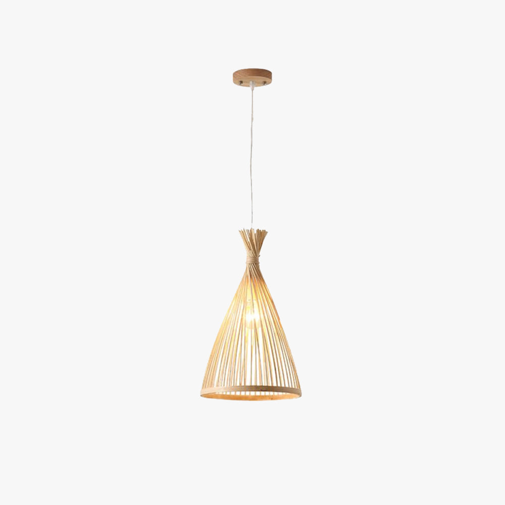 Ritta Pendant Light Rattan Modern, Hand-woven, Hotels - Letslighting