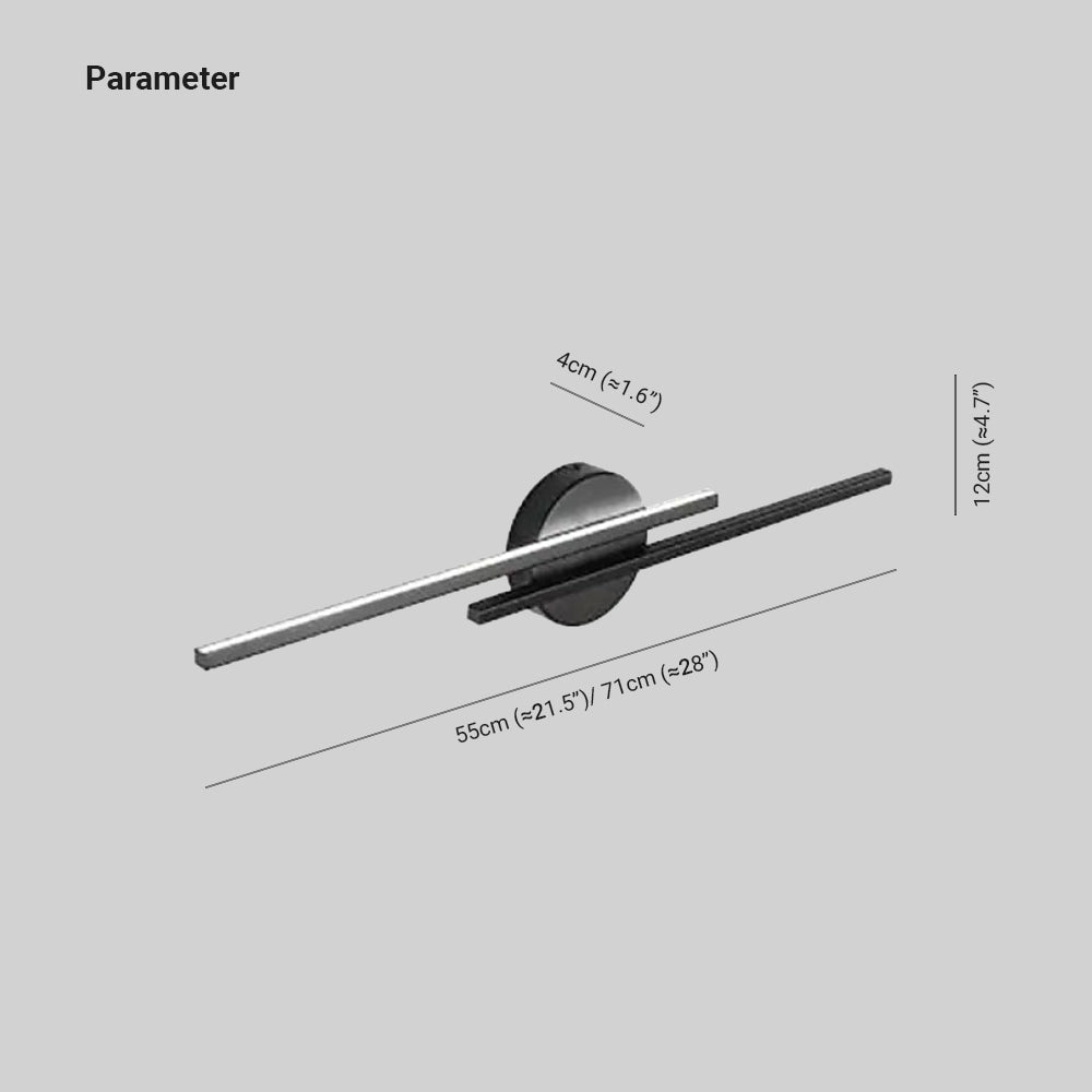 Arisha Modern Nordic Linear LED Indoor Wall Lamp Silikon Bedroom Living Room - Letslighting