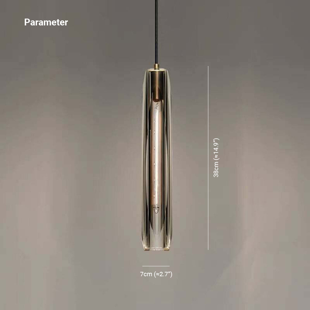 Arisha Brass Designer LED Glass Pendant Lamp - Letslighting