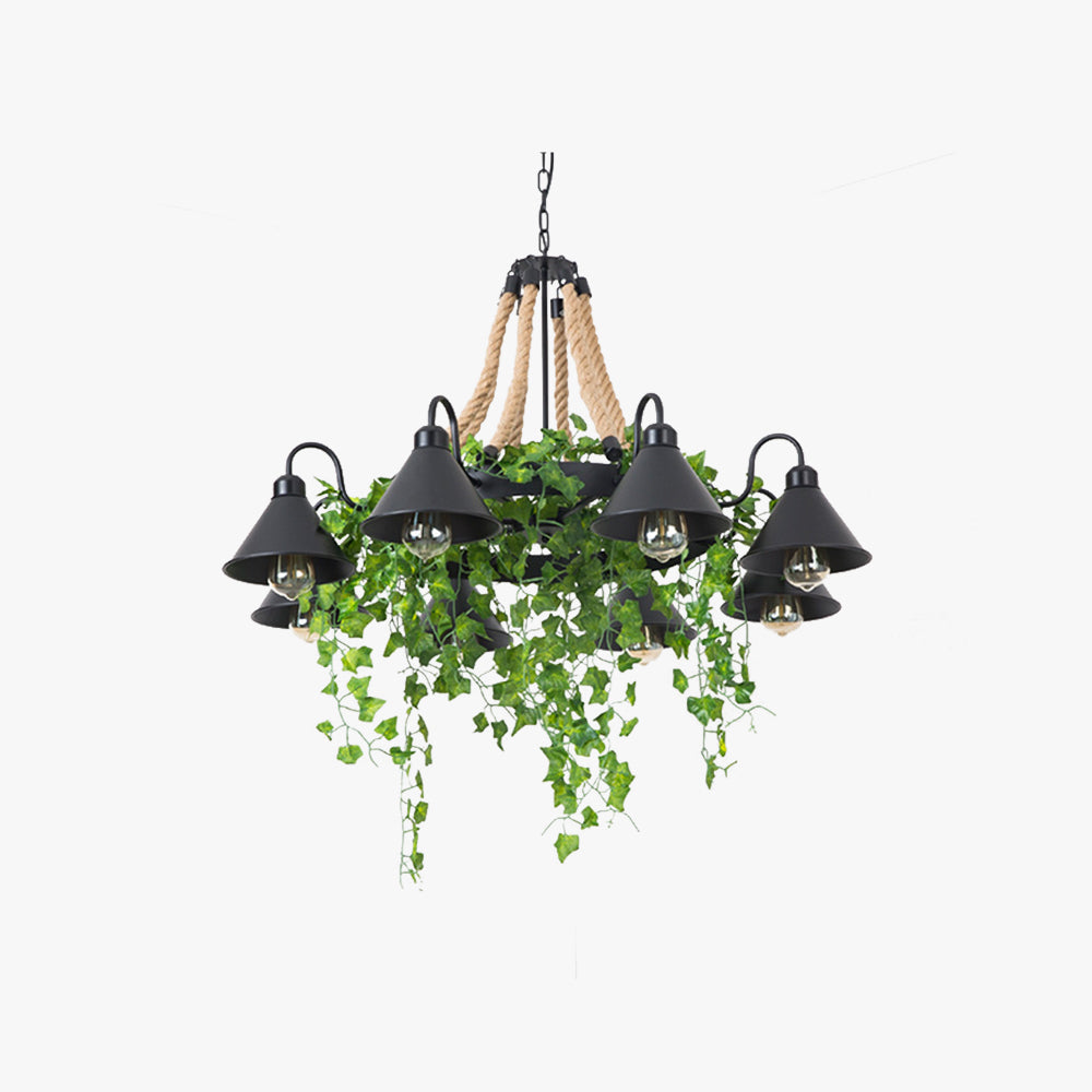 Nest Retro LED Chandelier Metal Restaurant Bar Living Room