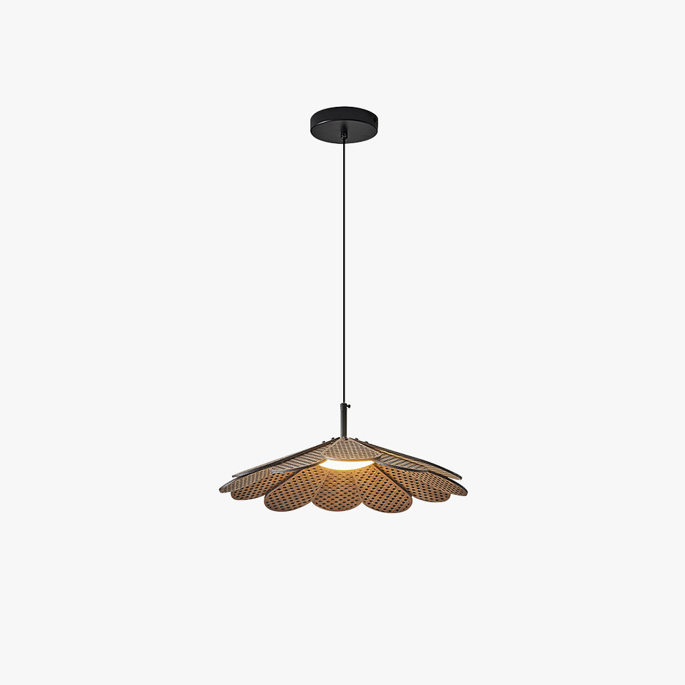 Ritta Vintage LED Pendant Light Walnut Wood Bedroom/Bar/Tea Room
