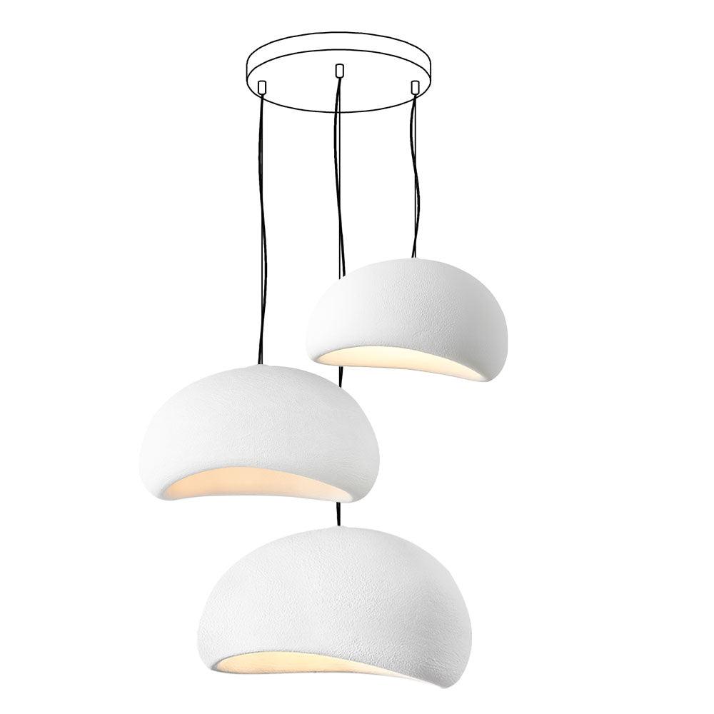 Chandelier Wabi-Sabi Pebble Cluster Organic Form Minimalist Artistic - Letslighting