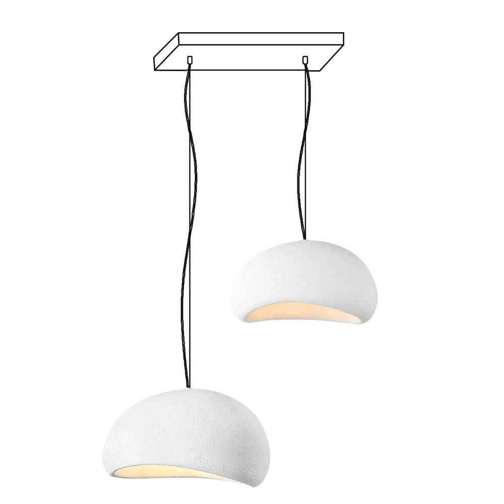Chandelier Wabi-Sabi Pebble Cluster Organic Form Minimalist Artistic - Letslighting