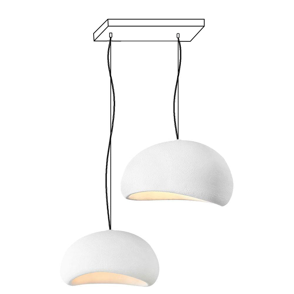 Chandelier Wabi-Sabi Pebble Cluster Organic Form Minimalist Artistic - Letslighting