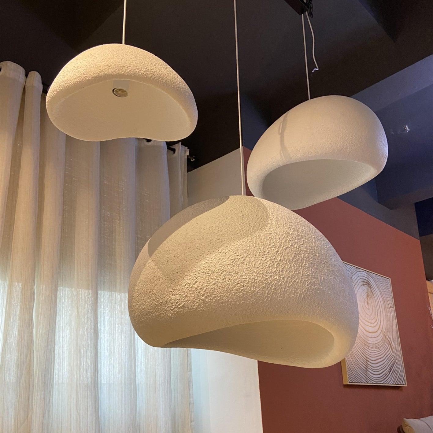 Chandelier Wabi-Sabi Pebble Cluster Organic Form Minimalist Artistic - Letslighting