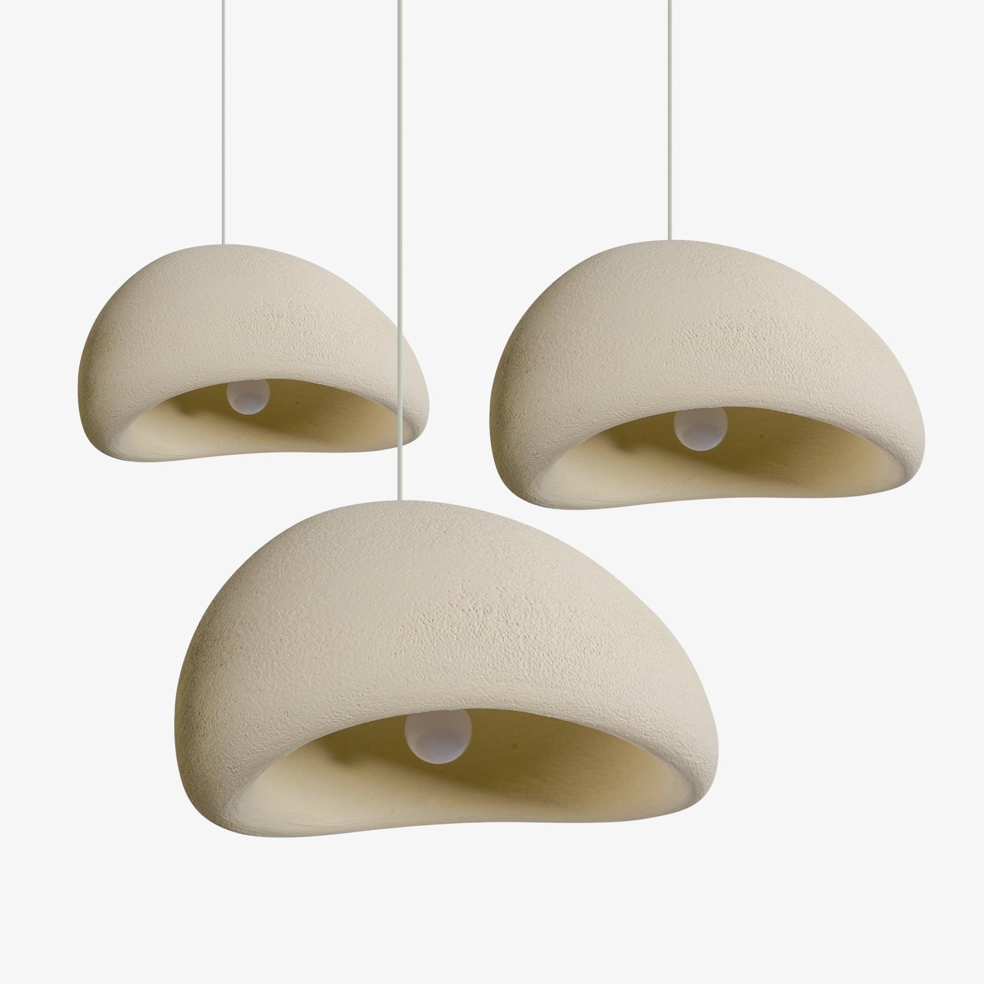 Chandelier Wabi-Sabi Pebble Cluster Organic Form Minimalist Artistic - Letslighting