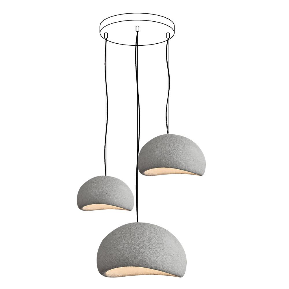 Chandelier Wabi-Sabi Pebble Cluster Organic Form Minimalist Artistic - Letslighting