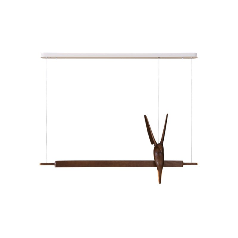Varinisra Sculptural Oak Pendant Light - Letslighting