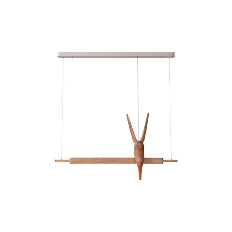 Varinisra Sculptural Oak Pendant Light - Letslighting