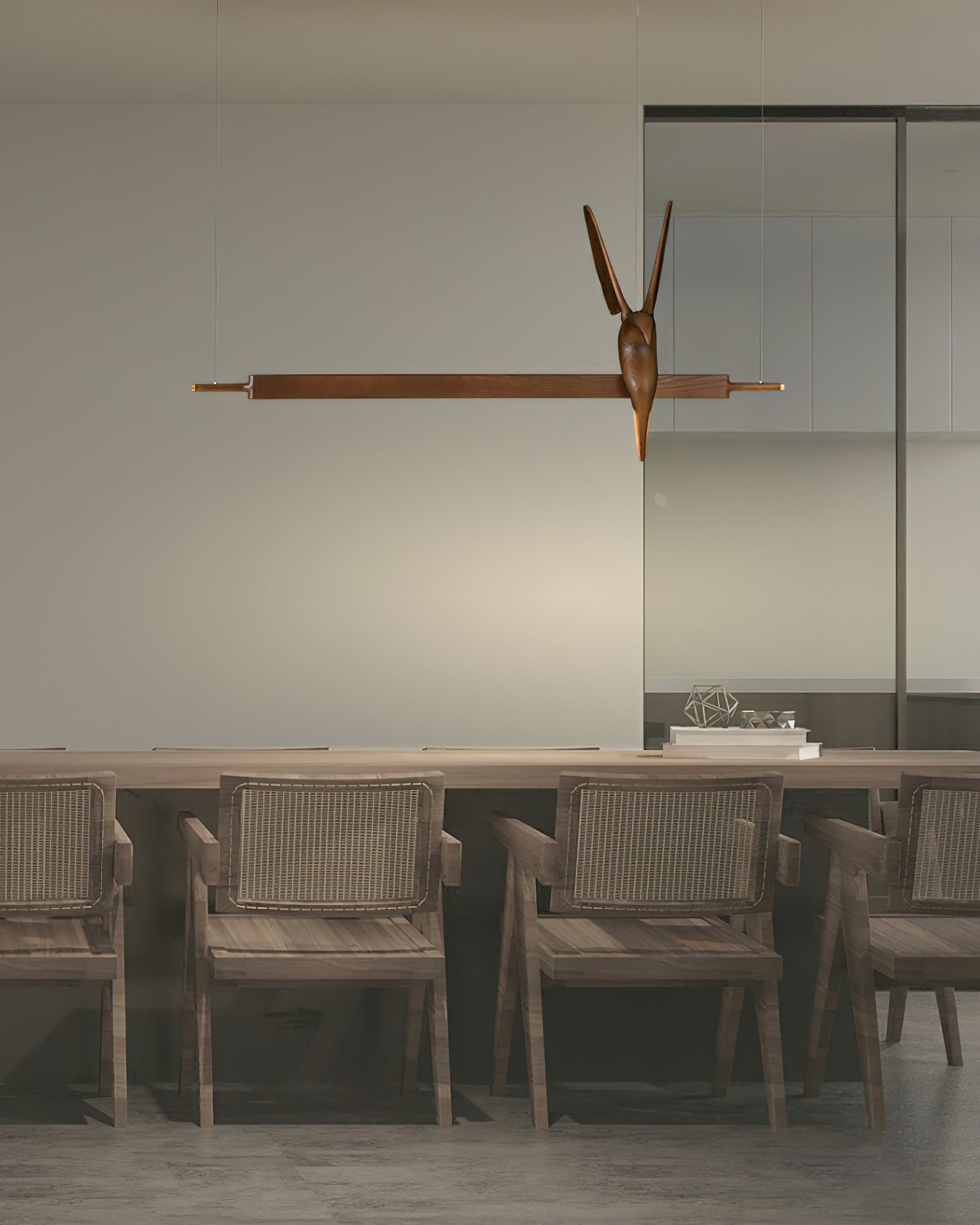 Varinisra Sculptural Oak Pendant Light - Letslighting