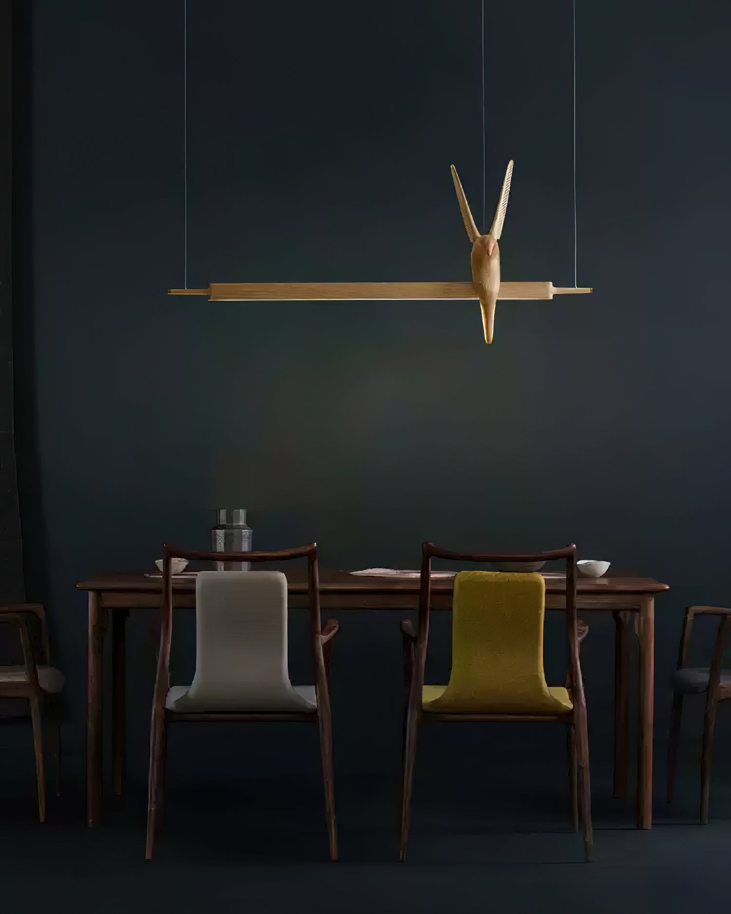 Varinisra Sculptural Oak Pendant Light - Letslighting