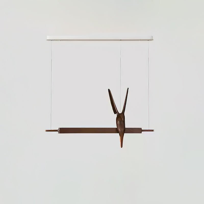 Varinisra Sculptural Oak Pendant Light - Letslighting