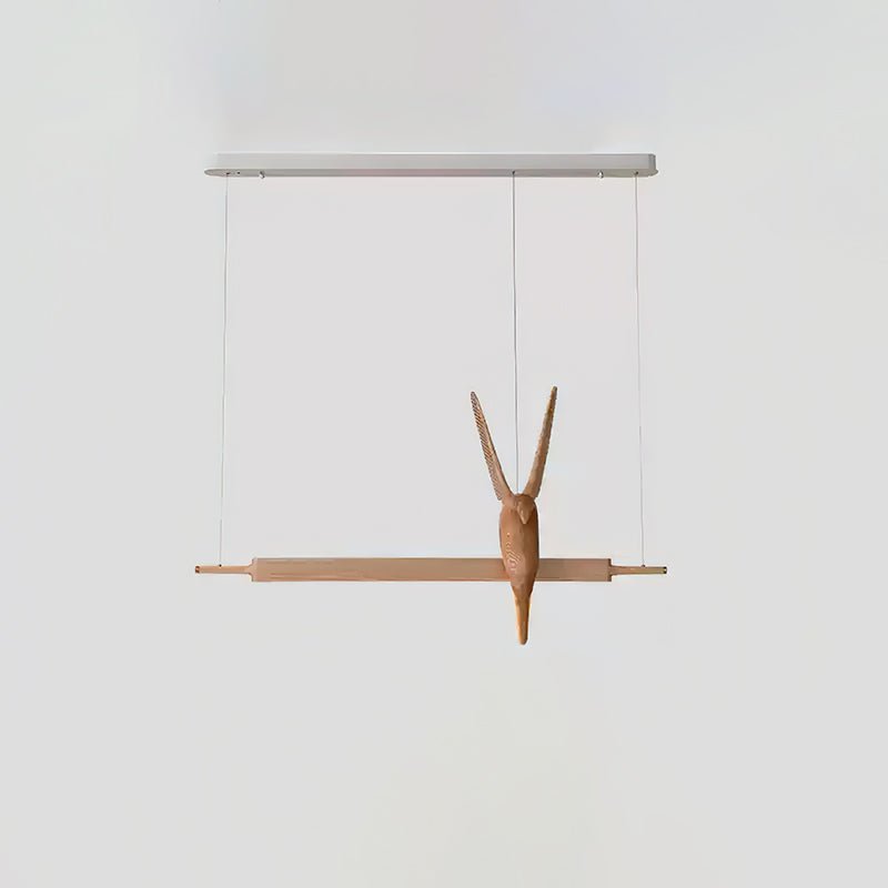 Varinisra Sculptural Oak Pendant Light - Letslighting