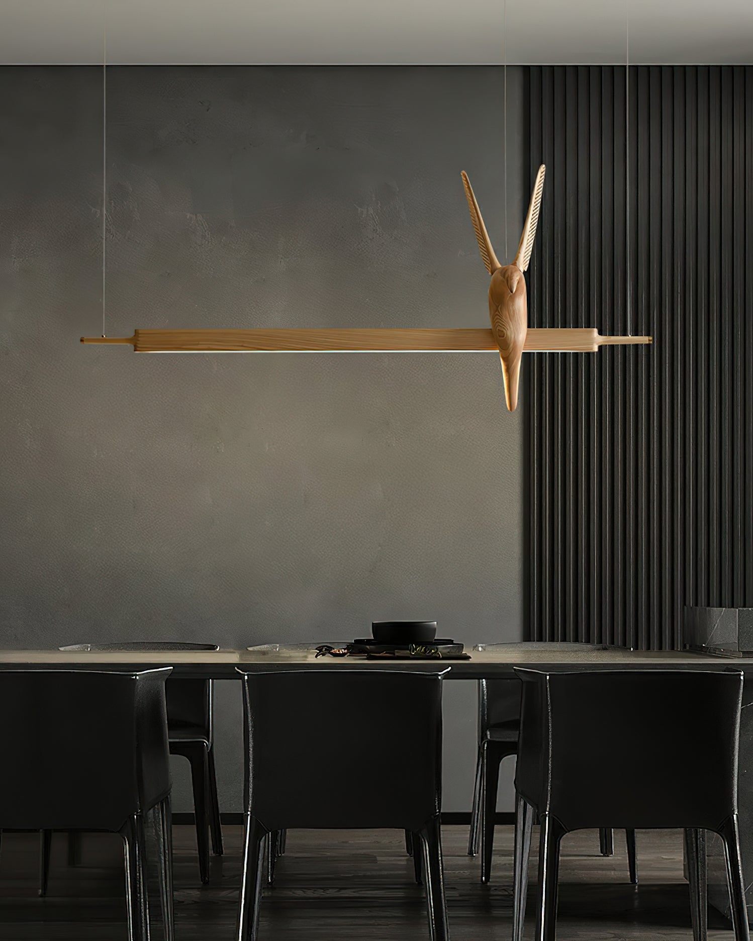 Varinisra Sculptural Oak Pendant Light - Letslighting
