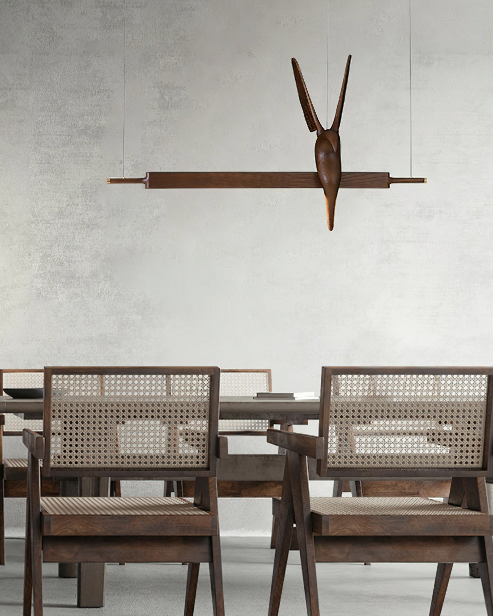 Varinisra Sculptural Oak Pendant Light - Letslighting