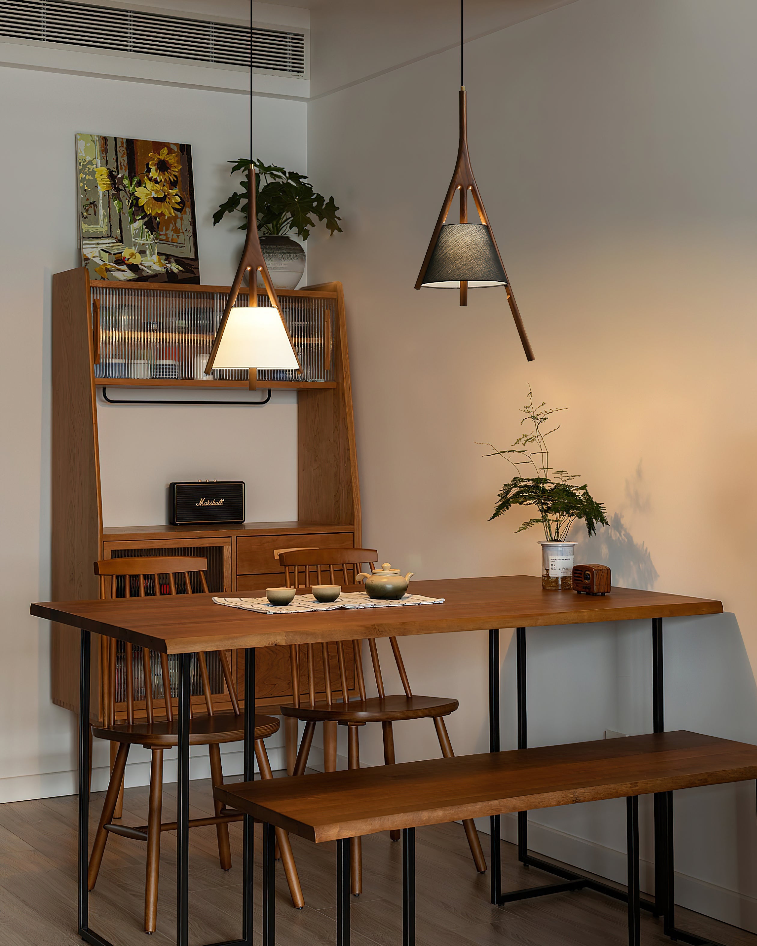 Haven Wood Pendant Light - Letslighting