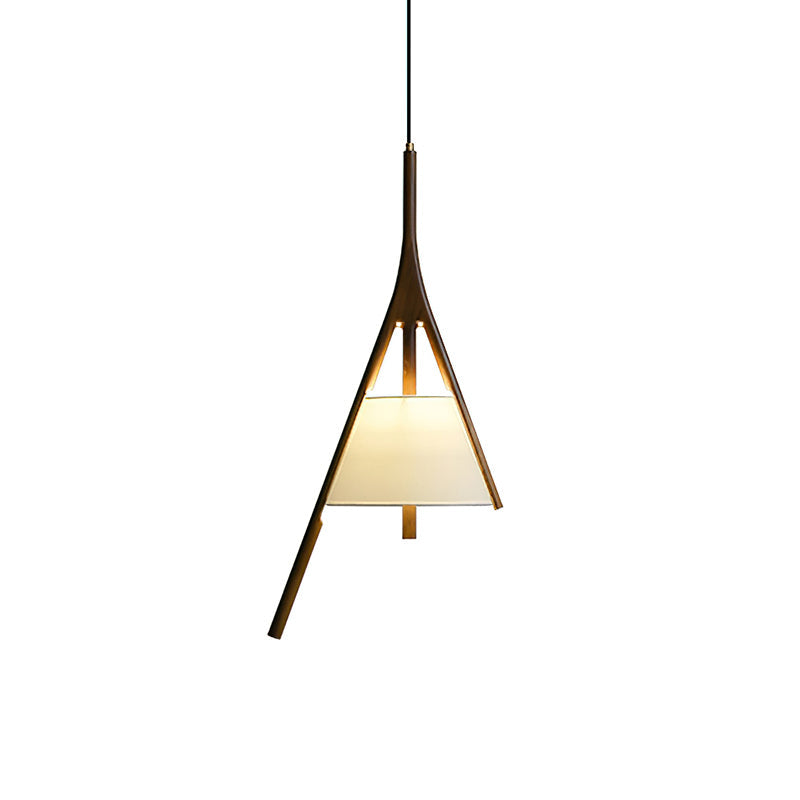 Zovenarae Triangular Wood Pendant Light - Letslighting