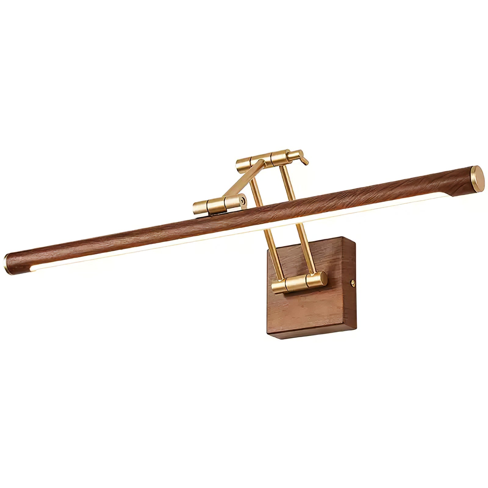 Walnut Color Linear Adjustable Wall Light - Letslighting