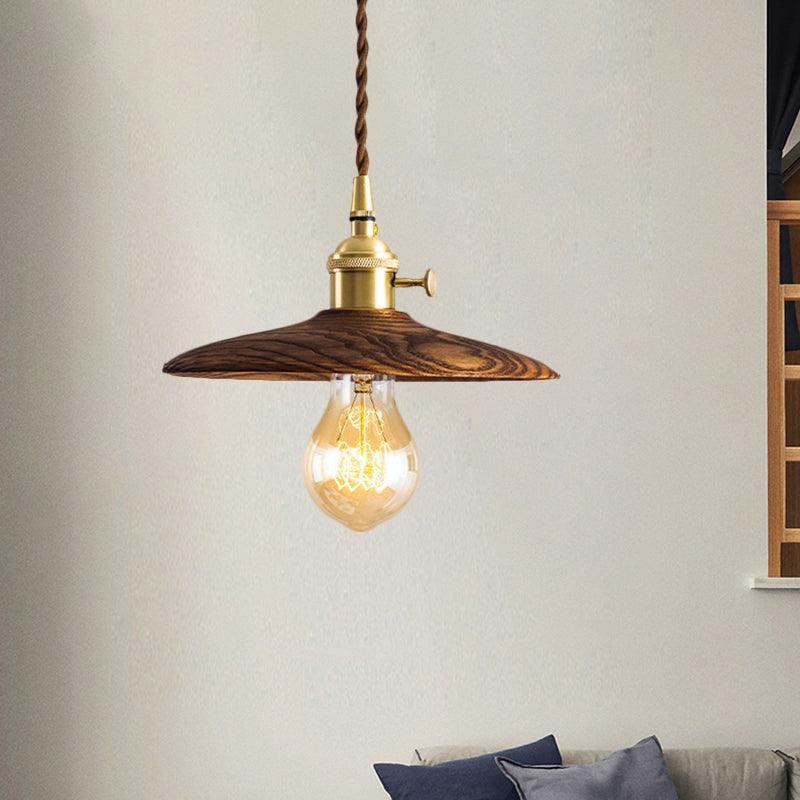 Veldra Brass Retro Pendant Light - Letslighting