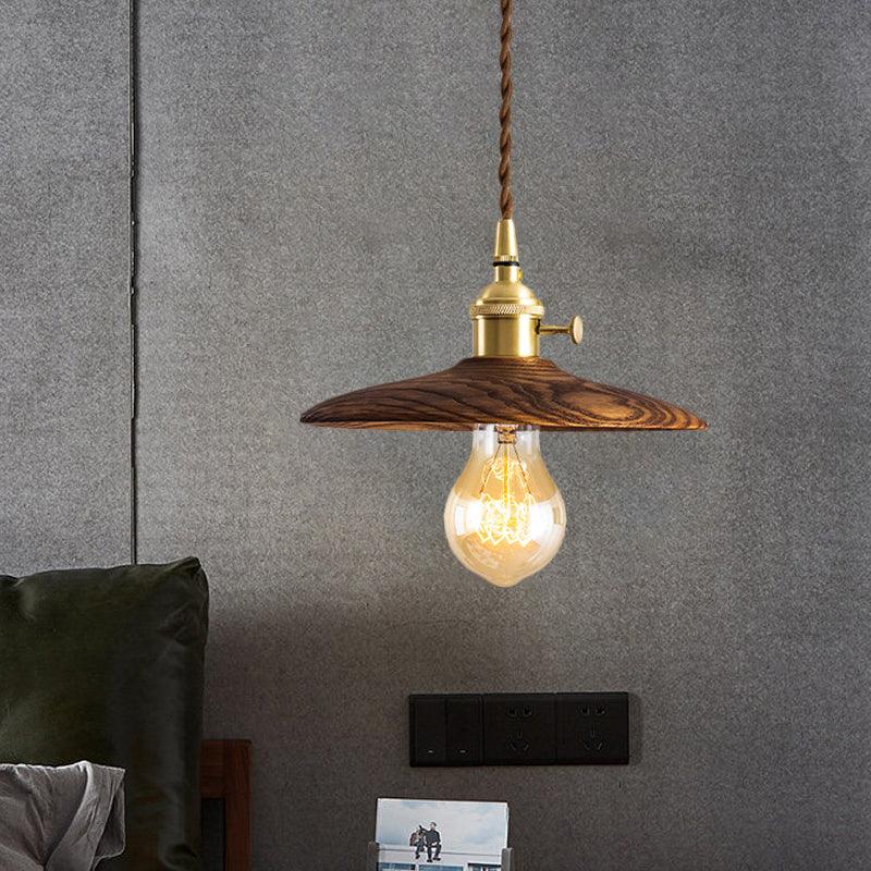 Veldra Brass Retro Pendant Light - Letslighting