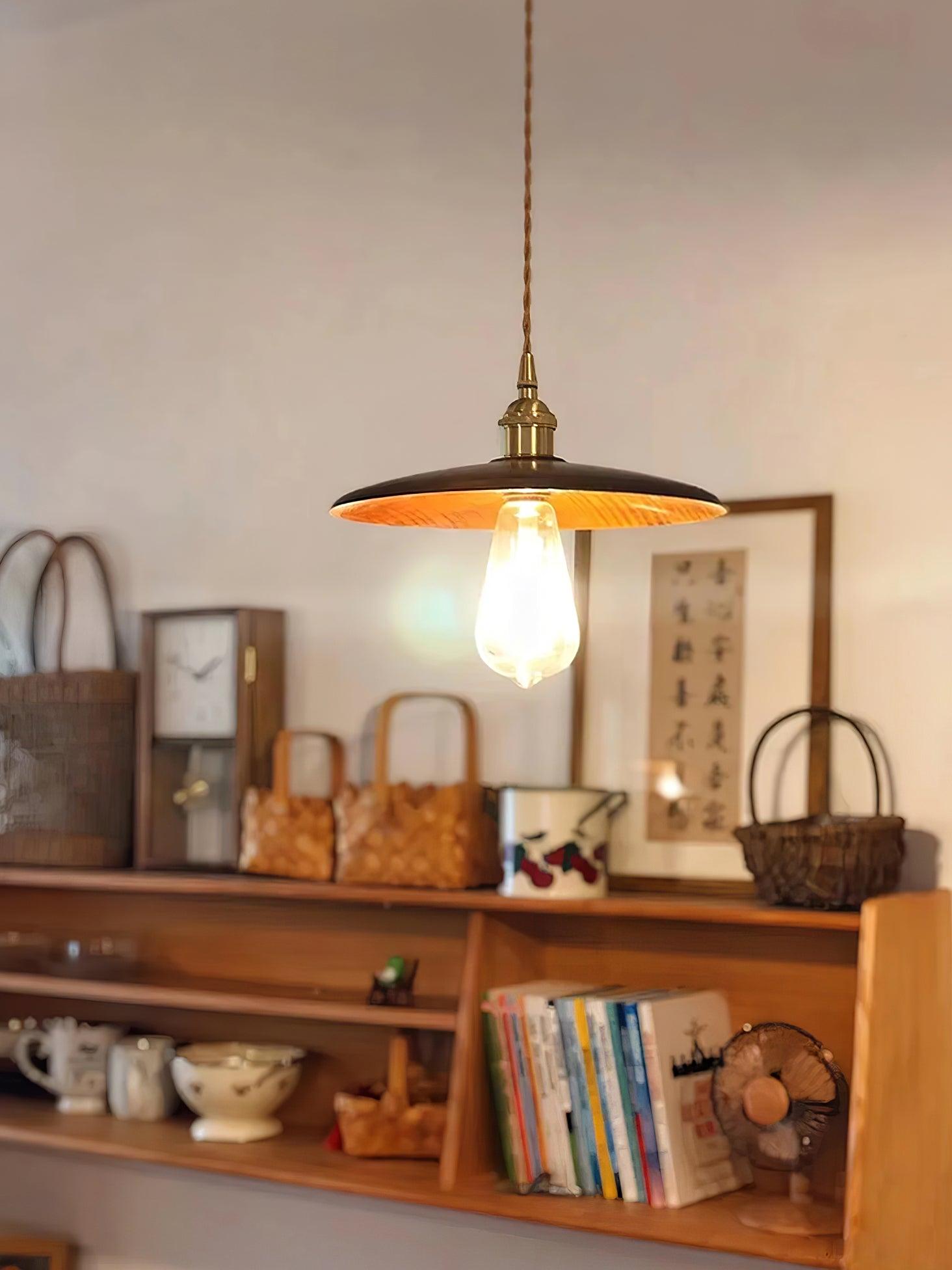 Veldra Brass Retro Pendant Light - Letslighting