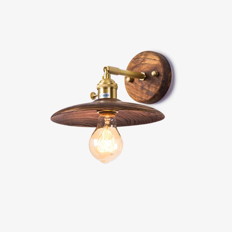 Arloxd Brass Rustic Wall Lamp - Letslighting