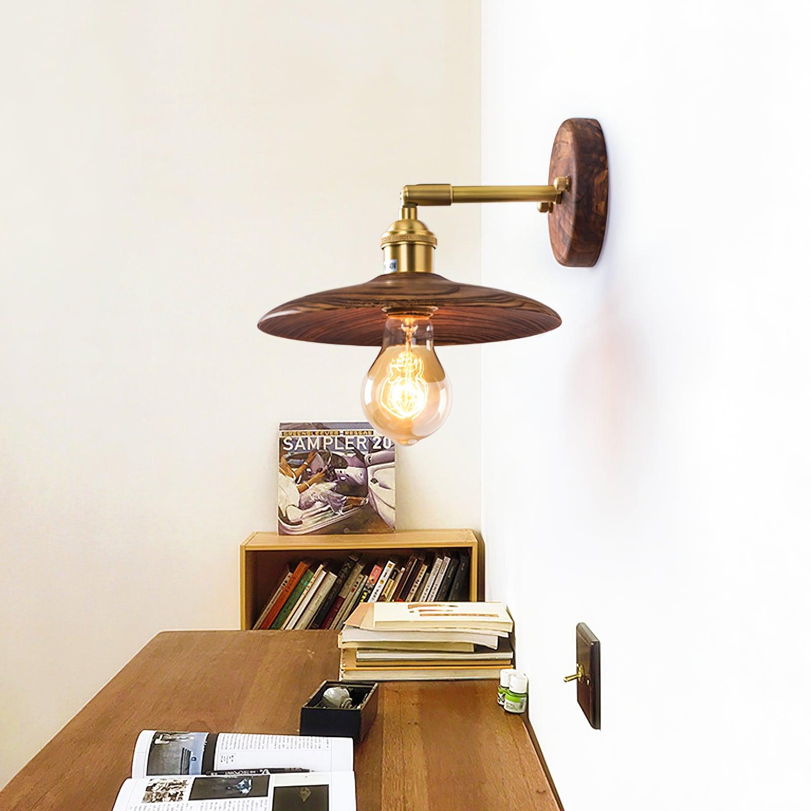 Arloxd Brass Rustic Wall Lamp - Letslighting