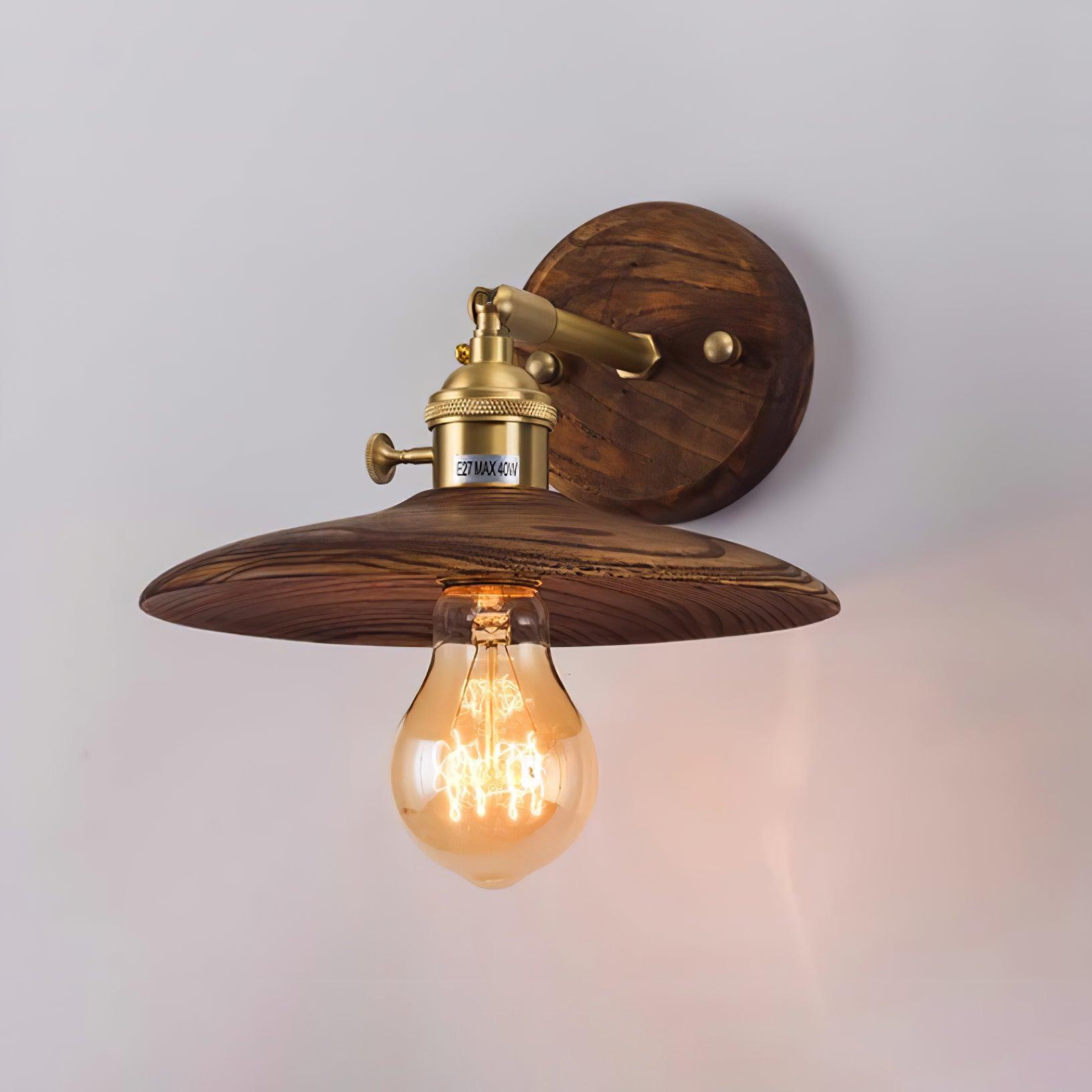 Arloxd Brass Rustic Wall Lamp - Letslighting