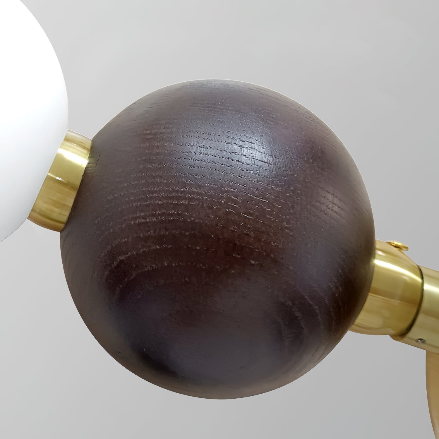 Aurora Chandelier Walnut Bead Necklace - Letslighting