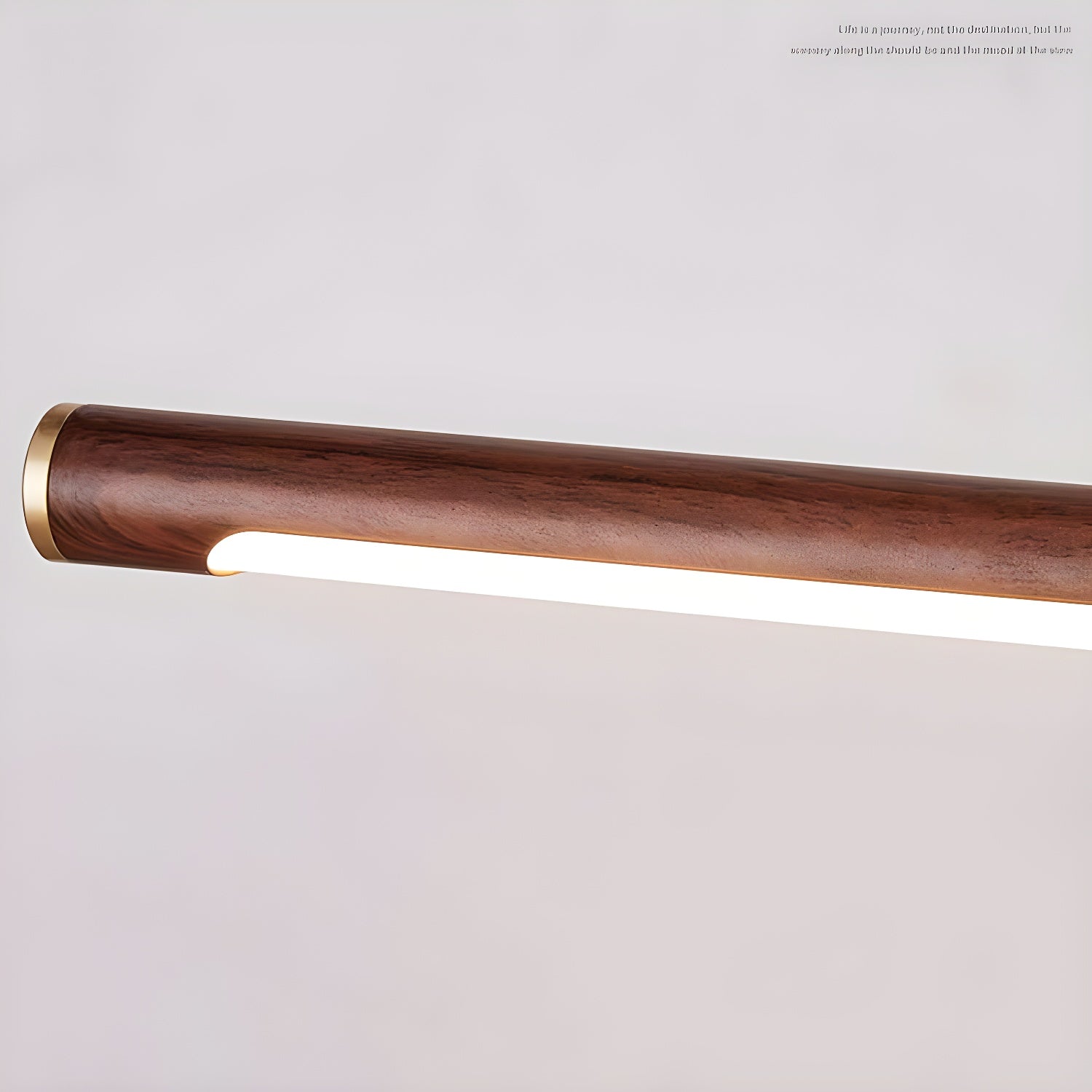 Walnut Color Linear Adjustable Wall Light - Letslighting