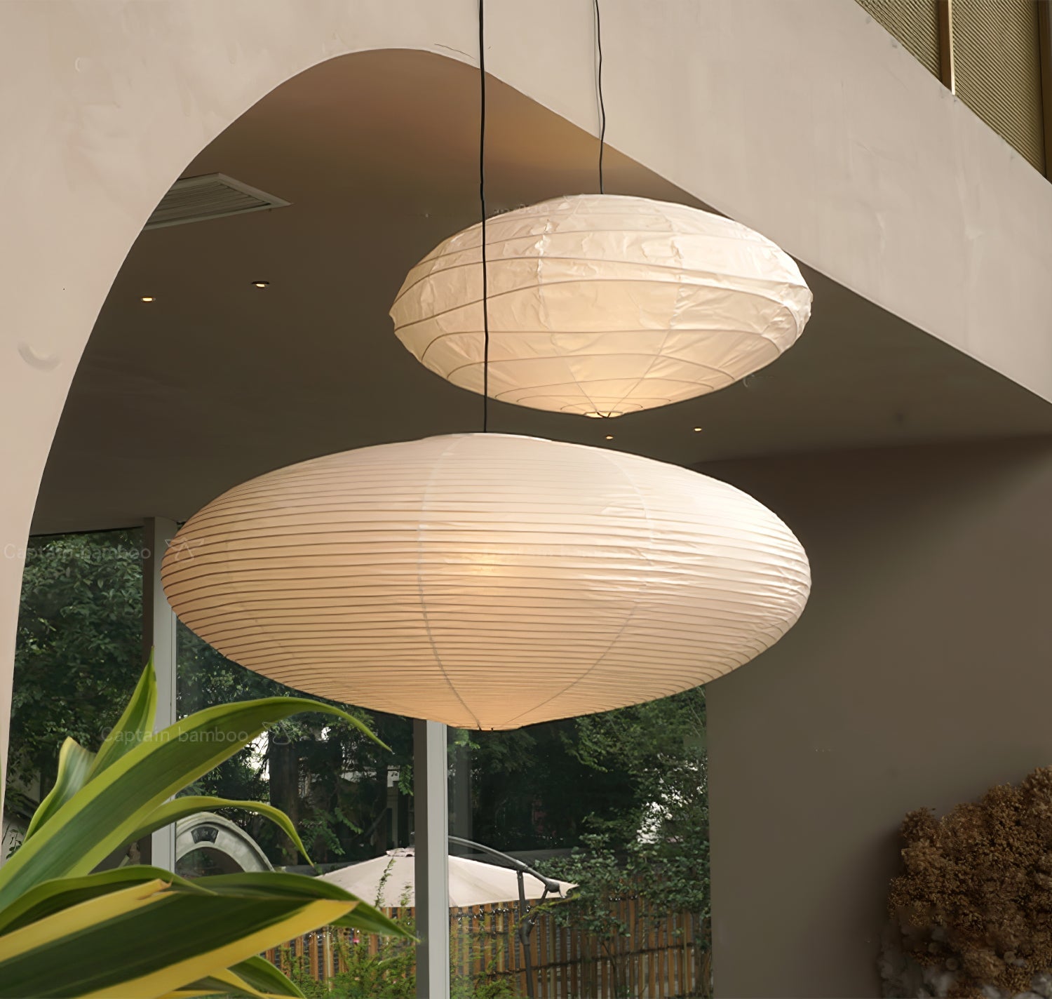 Ritta Washi Paper Swag Pendant Light
