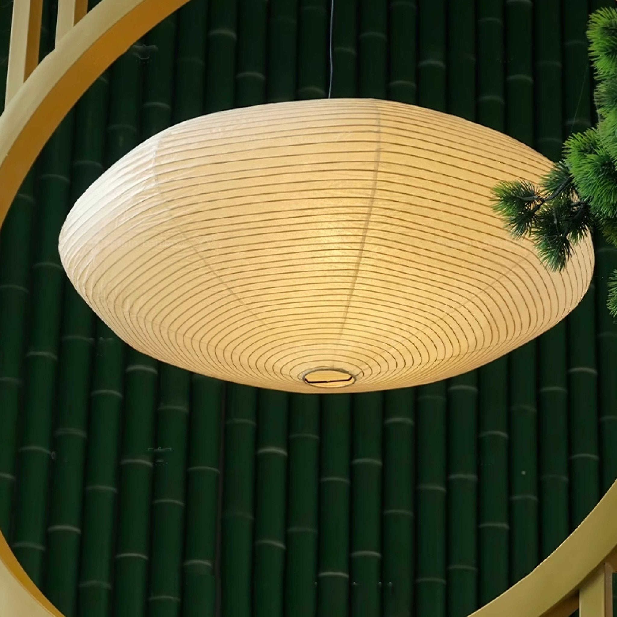 Orba Washi Paper 15A Pendant Light - Letslighting