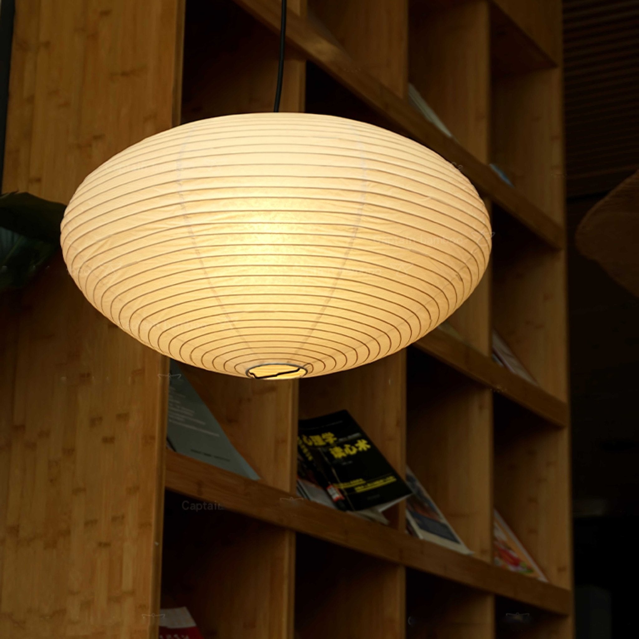 Orba Washi Paper 15A Pendant Light - Letslighting