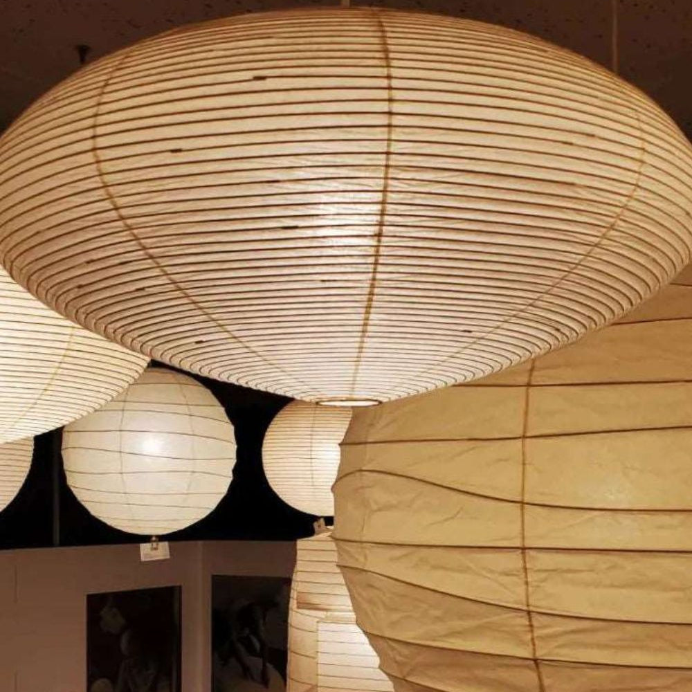 Orba Washi Paper 15A Pendant Light - Letslighting