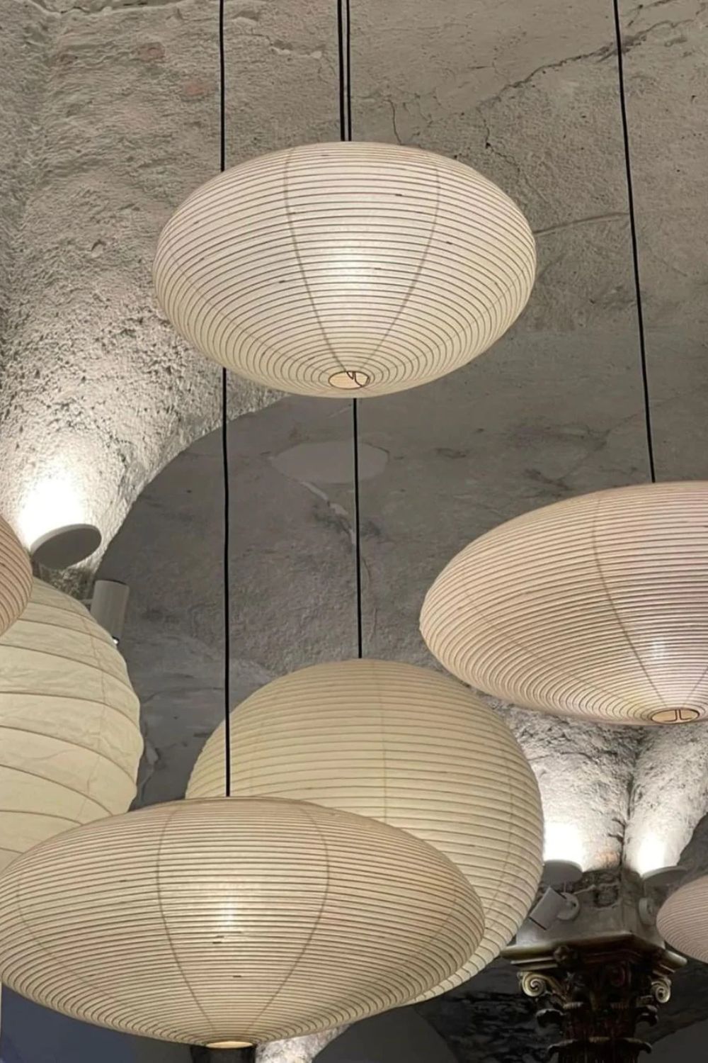 Orba Washi Paper 15A Pendant Light - Letslighting