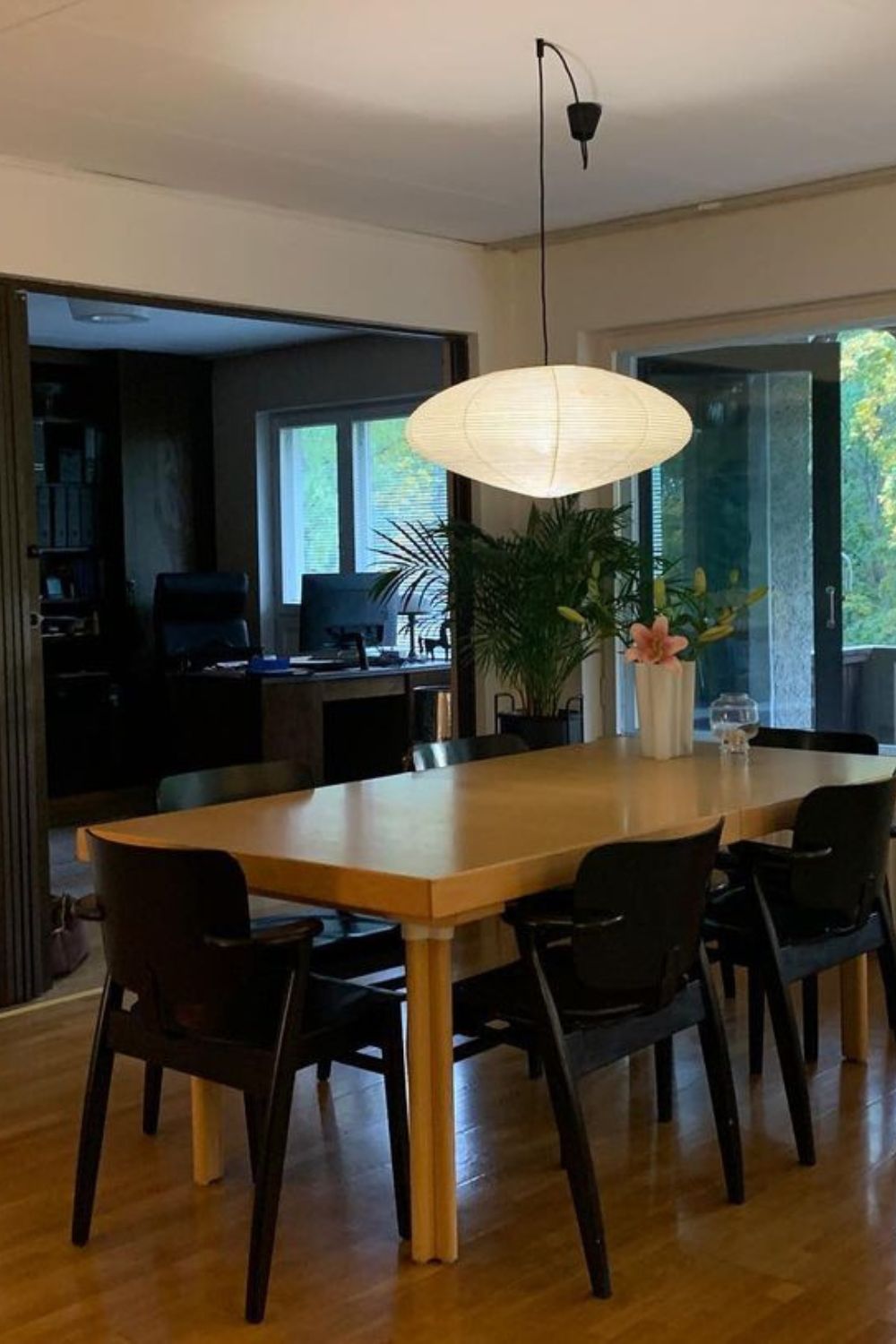 Orba Washi Paper 15A Pendant Light - Letslighting