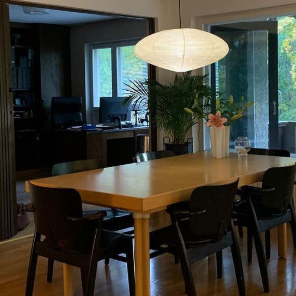 Orba Washi Paper 15A Pendant Light - Letslighting