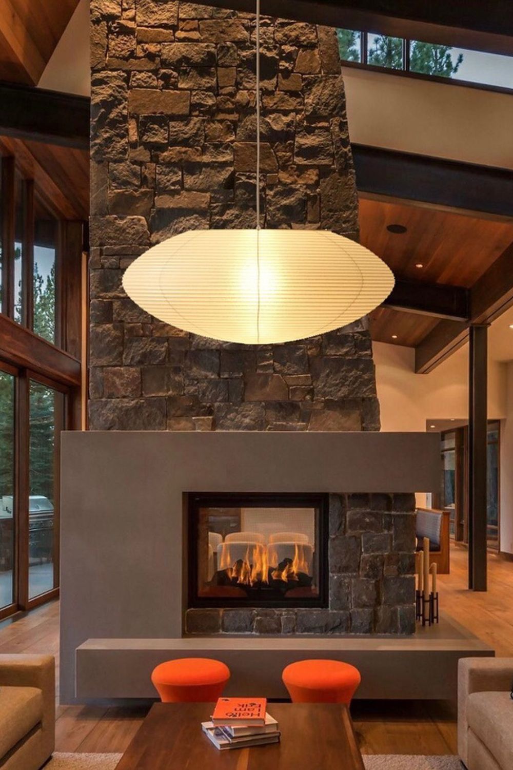 Orba Washi Paper 15A Pendant Light - Letslighting