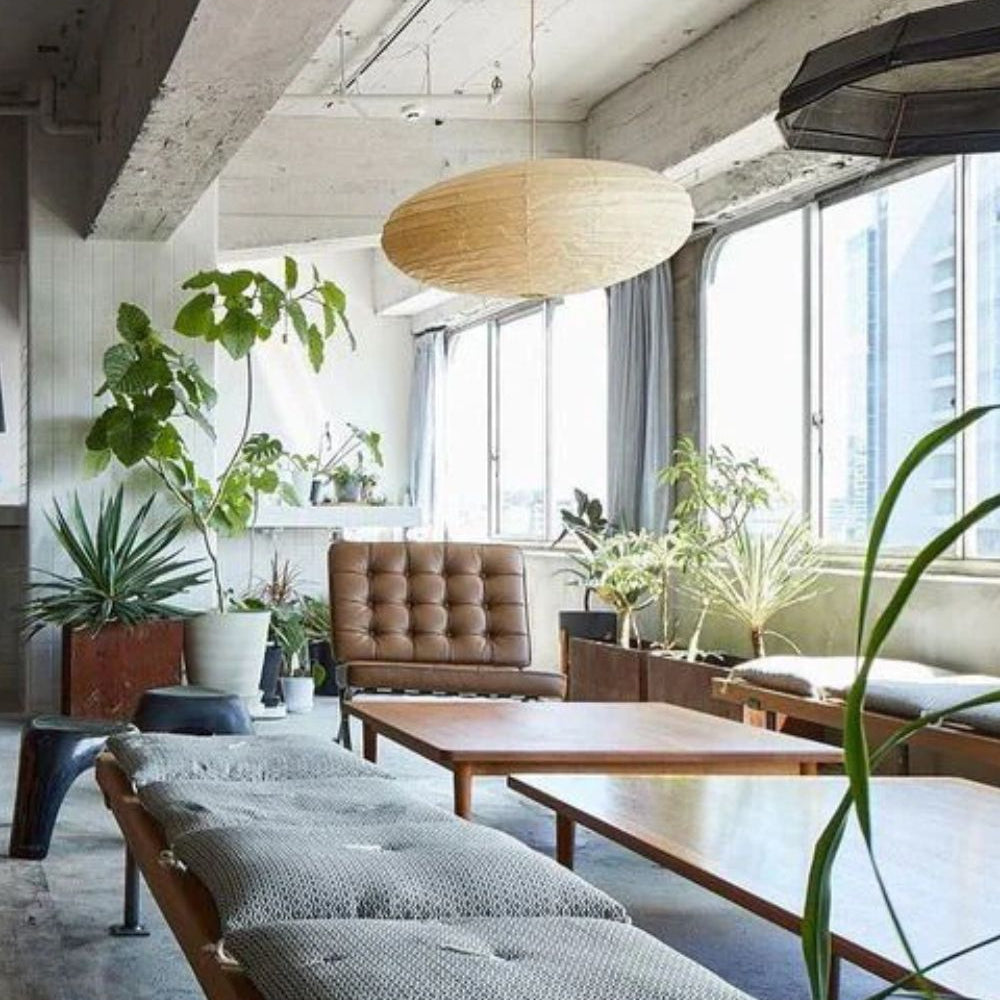 Orba Washi Paper 15A Pendant Light - Letslighting