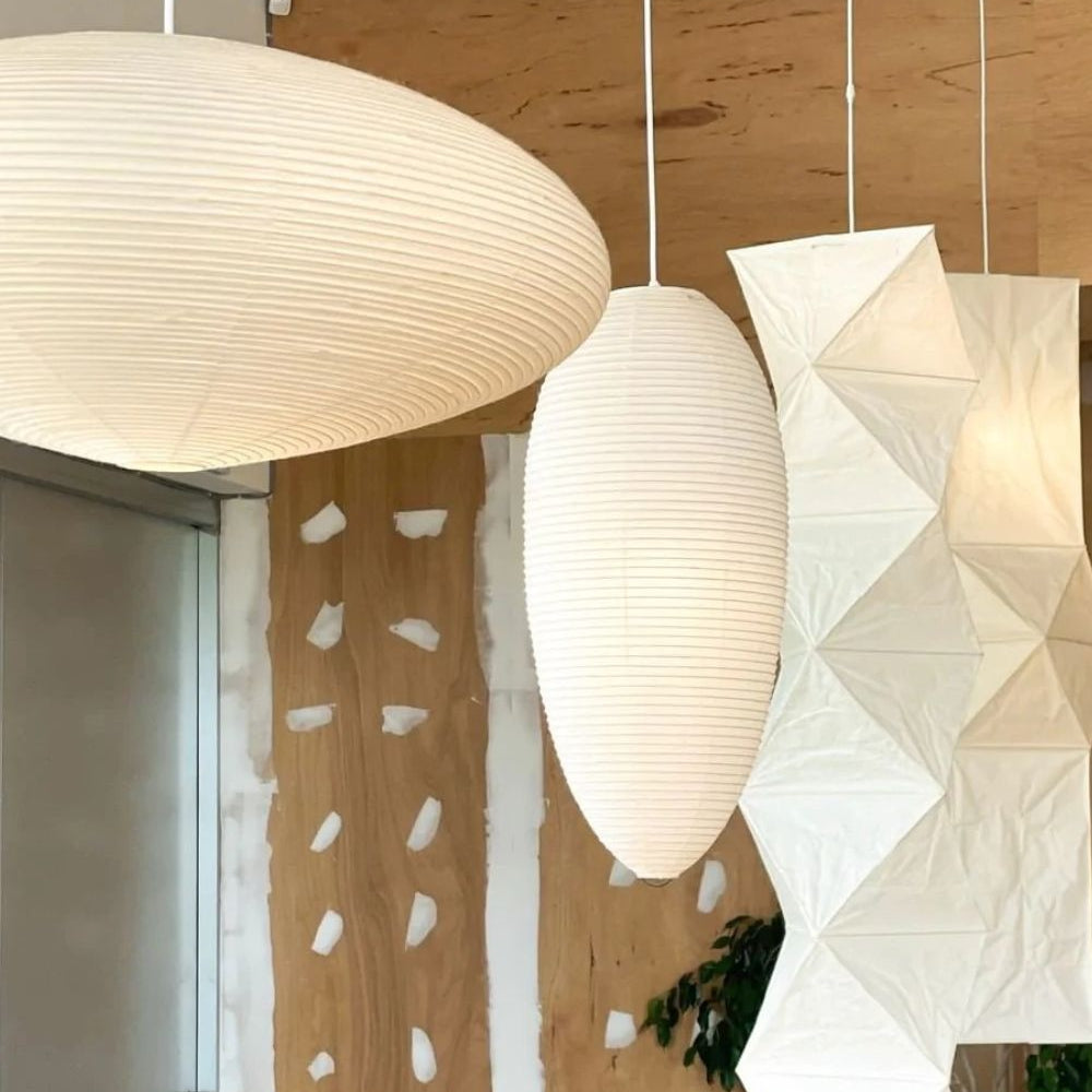 Orba Washi Paper 15A Pendant Light - Letslighting