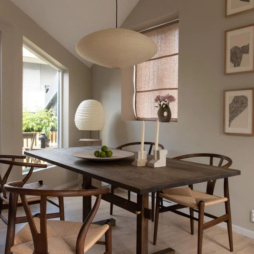 Orba Washi Paper 15A Pendant Light - Letslighting