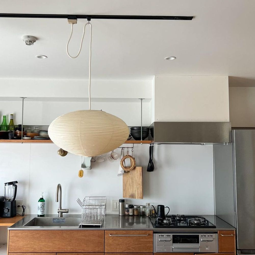 Orba Washi Paper 15A Pendant Light - Letslighting
