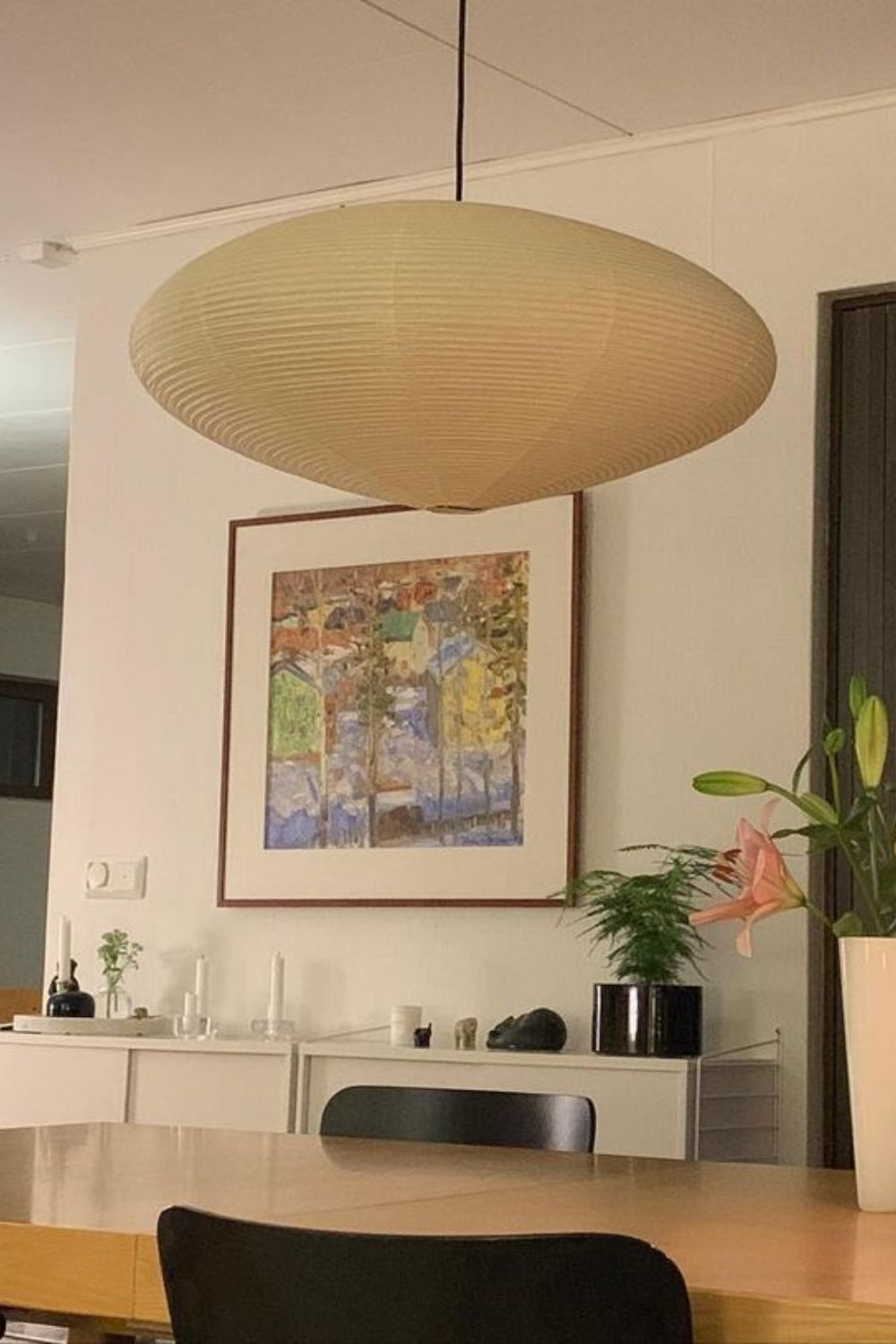 Orba Washi Paper 15A Pendant Light - Letslighting