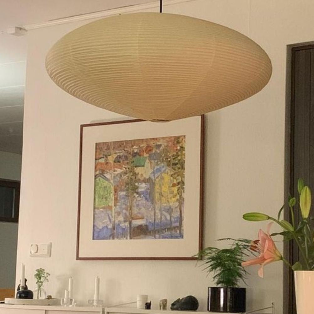 Orba Washi Paper 15A Pendant Light - Letslighting