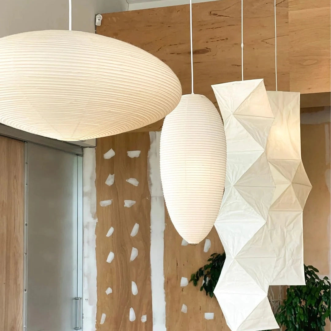 Orba Washi Paper 15A Pendant Light - Letslighting