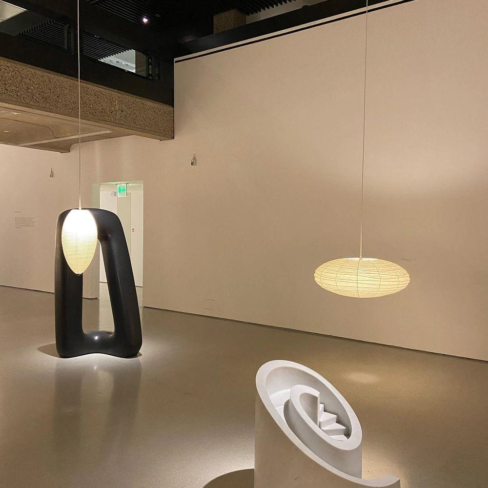 Orba Washi Paper 15A Pendant Light - Letslighting