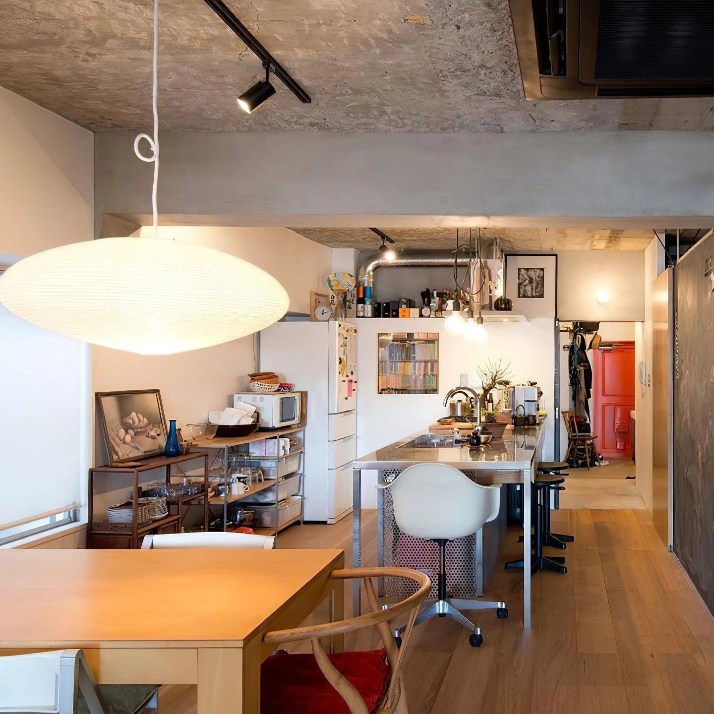 Ritta Washi Paper Swag Pendant Light